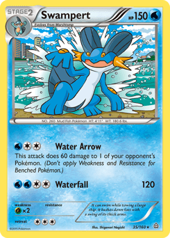 2015 Primal Clash Swampert #35