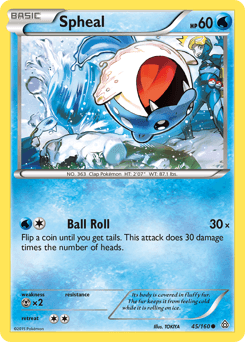 Spheal Primal Clash card