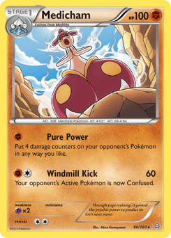 Medicham Primal Clash card