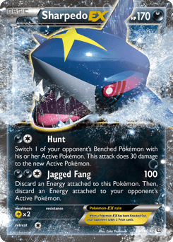 Sharpedo ex Primal Clash card