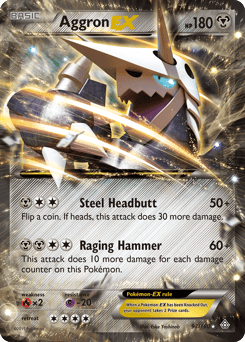 Aggron ex Primal Clash card