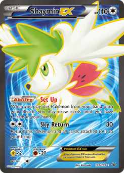 Shaymin-EX Roaring Skies card