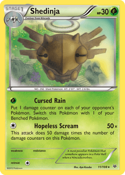 Shedinja Roaring Skies card