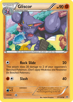 Gliscor Roaring Skies card