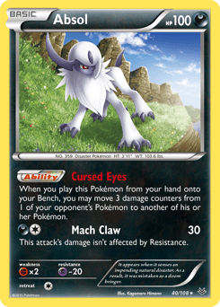 2015 Roaring Skies Absol #40