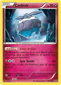 Carbink Roaring Skies card