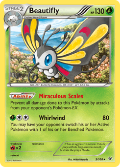 Beautifly Roaring Skies card