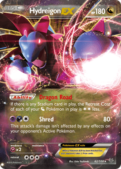 Hydreigon ex Roaring Skies card