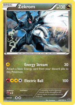 2015 Roaring Skies Zekrom #64