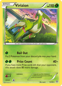 Virizion Ancient Origins card