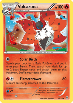 Volcarona Ancient Origins card