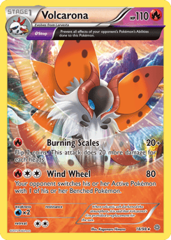 Volcarona Ancient Origins card