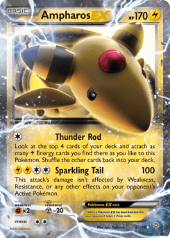 Ampharos ex Ancient Origins card