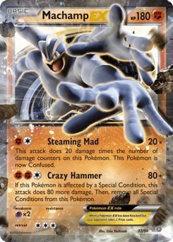 Machamp-EX Ancient Origins card