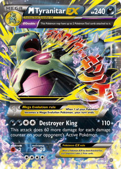2015 Ancient Origins M Tyranitar-EX #43