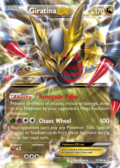 Giratina-EX Ancient Origins card