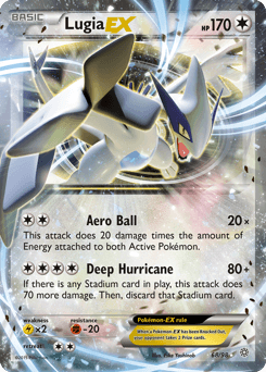 Lugia ex Ancient Origins card
