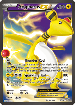 Ampharos ex Ancient Origins card