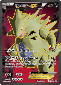 Tyranitar ex Ancient Origins card
