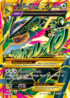 M Rayquaza-EX Ancient Origins card