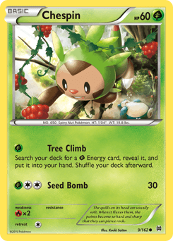 Chespin BREAKthrough card
