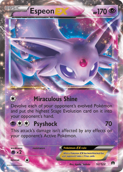 Espeon ex BREAKpoint card