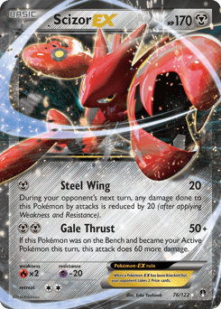 Scizor ex BREAKpoint card