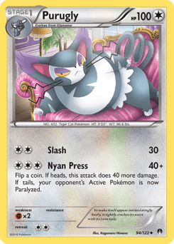 Purugly BREAKpoint card