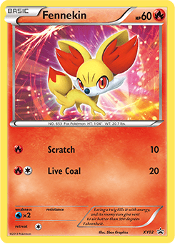 Fennekin XY Black Star Promos card
