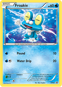 Froakie XY Black Star Promos card