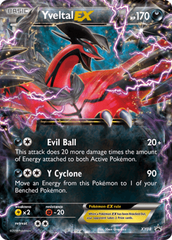 Yveltal-EX XY Black Star Promos card