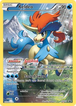 Keldeo XY Black Star Promos card