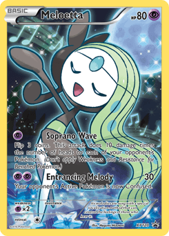 Meloetta XY Black Star Promos card