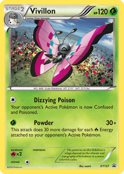 Vivillon XY Black Star Promos card