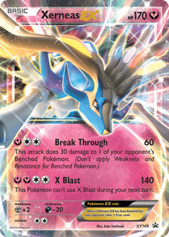Xerneas-EX XY Black Star Promos card