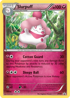 Slurpuff XY Black Star Promos card