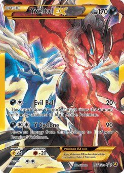 Yveltal-EX XY Black Star Promos card