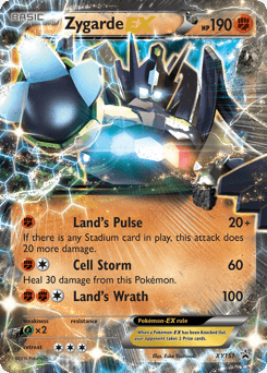 Zygarde-EX XY Black Star Promos card
