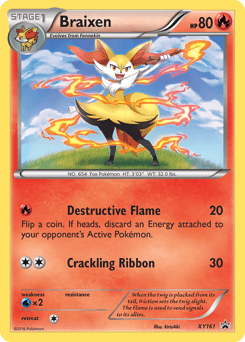 Braixen XY Black Star Promos card