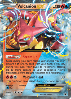 Volcanion-EX XY Black Star Promos card