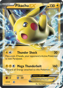 Pikachu-EX XY Black Star Promos card