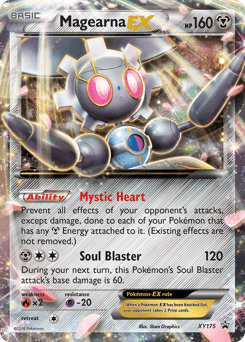 Magearna-EX XY Black Star Promos card