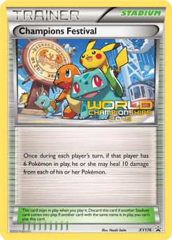 Champions Festival XY Black Star Promos card