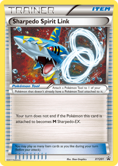 2013 XY Black Star Promos Sharpedo Spirit Link #XY201