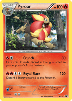 Pyroar XY Black Star Promos card