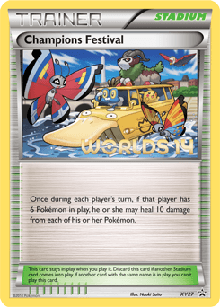 Champions Festival XY Black Star Promos card