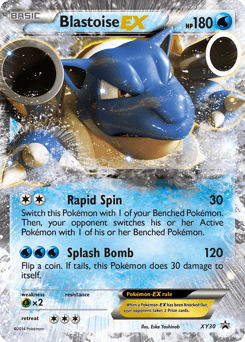 Blastoise ex XY Black Star Promos card