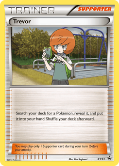 2013 XY Black Star Promos Trevor #XY33