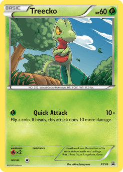 Treecko ★ XY Black Star Promos card