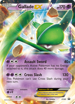 Gallade-EX XY Black Star Promos card